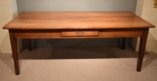 A French Cherry Wood Farmhouse Table