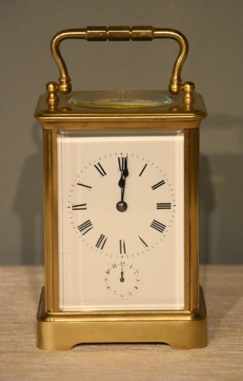 An Alarm Carriage Timepiece by Richard & Cie