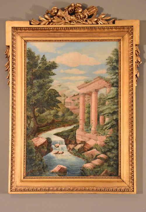 "An Italianate Landscape" English School