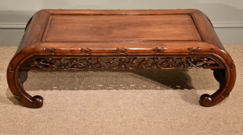 Chinese Padouk Wood Opium/coffee Table