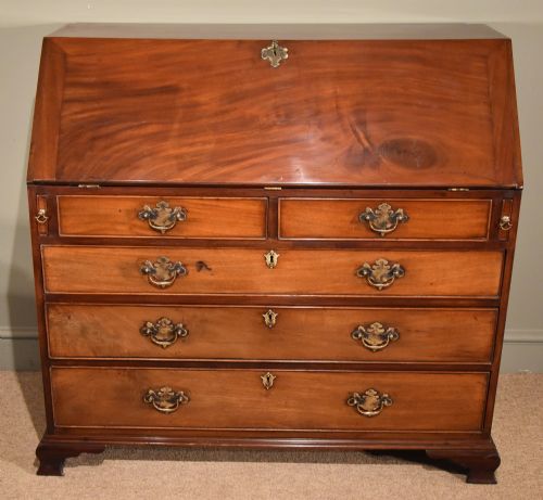 A George III Mahogany Bureau