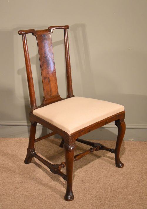 A Rare Japan Back Solid Walnut George I Side Chair
