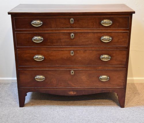 An Attractive George III Mahogany Chest of Drawers