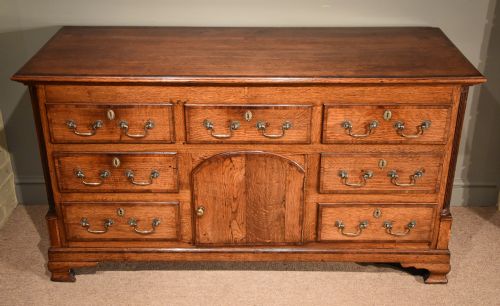 Oak Dresser Base Late 18th Century Oak Dresser Base