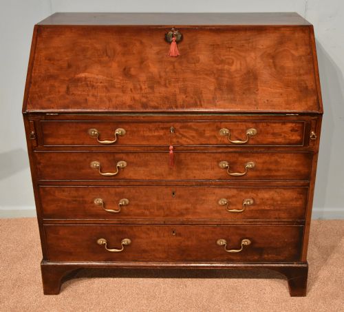 An Excellent George III Mahogany Bureau