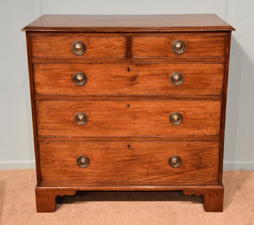 An Attractive George III Mahogany Chest of Drawers