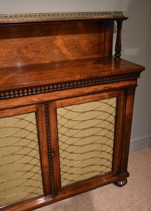 fig 1. Fine Regency Rosewood And Brass Chiffonier