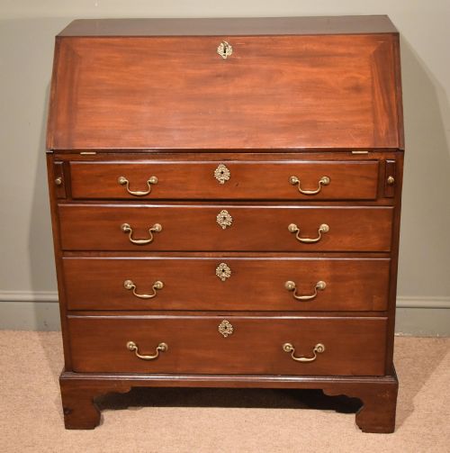 A George III Mahogany Bureau