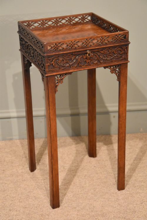 An Attractive Late 19th Century Mahogany Kettle Stand