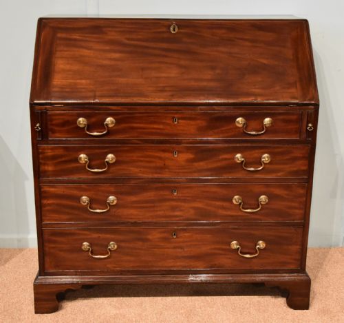 A Handsome George III Mahogany Bureau