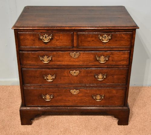 A Small Georgian Oak Chest of Drawers