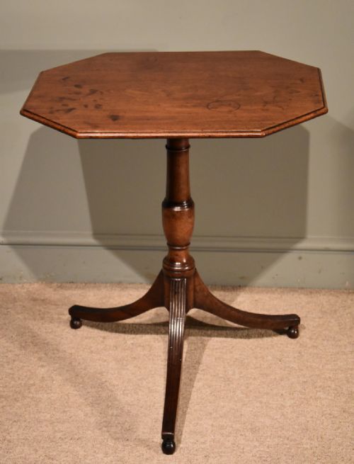Regency Period Mahogany Rectangular Tripod Table