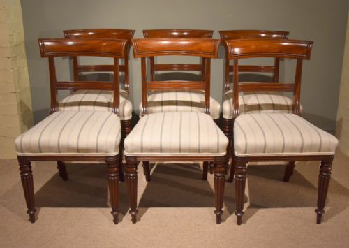 Good Set of Six Regency Dining Chairs
