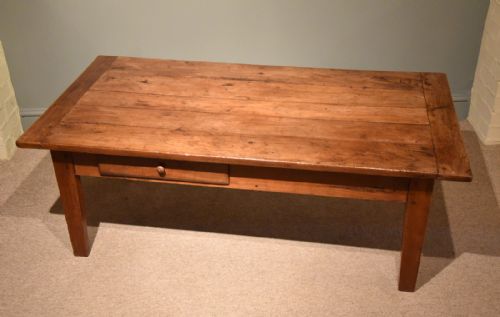 Mid 19th Century French Cherry Wood Coffee Table
