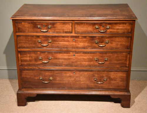 Late 18th Century Mahogany George III Chest of Drawers
