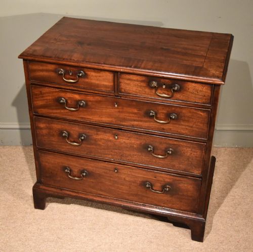 A Small 18th Century Mahogany Chest of Drawers