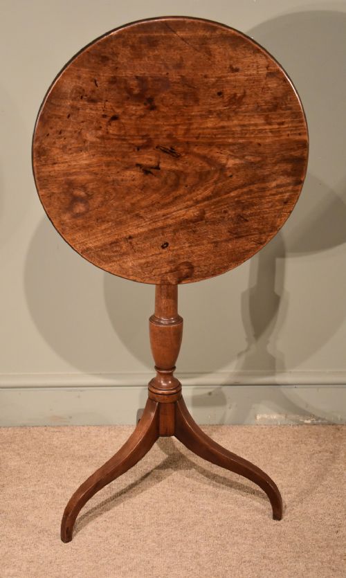 A Good George III Mahogany Tripod Table