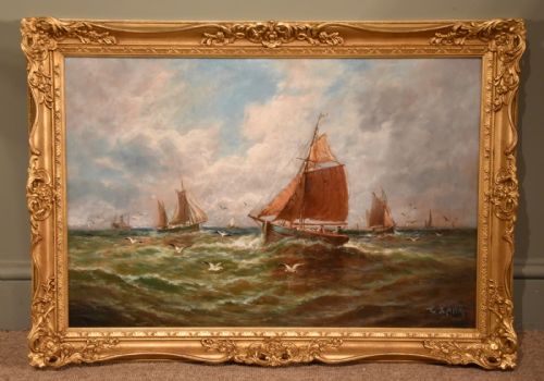 "A South Coast Fishing Fleet" by Edwin Lara