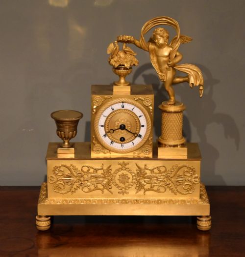 A French Empire Mantel Timepiece
