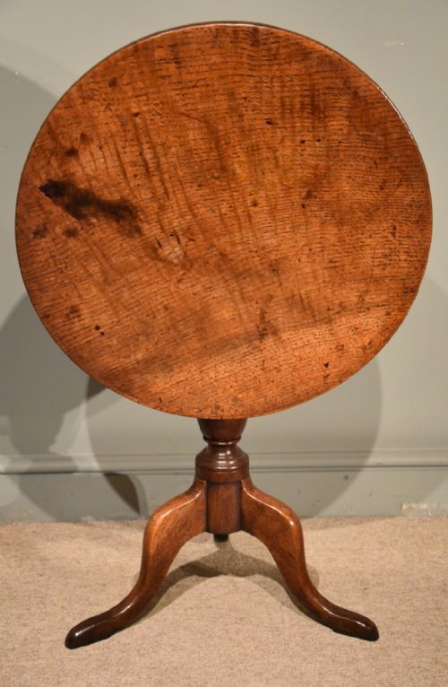 18th Century Oak Tripod Table