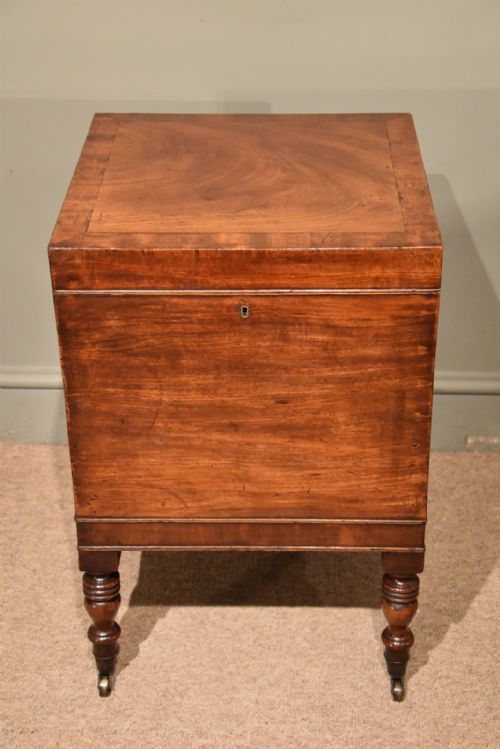 A Regency Mahogany Cellarette