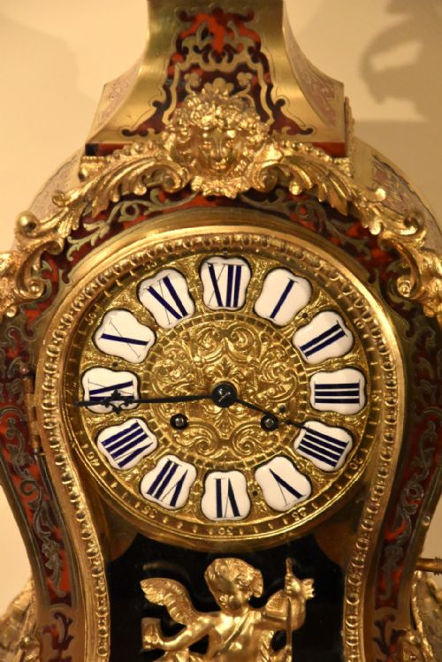 fig 1. A French Boulle Mantel Clock