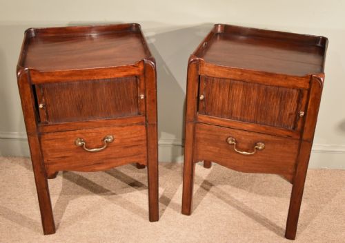 A Good Matching Pair of George III Pot Cupboards