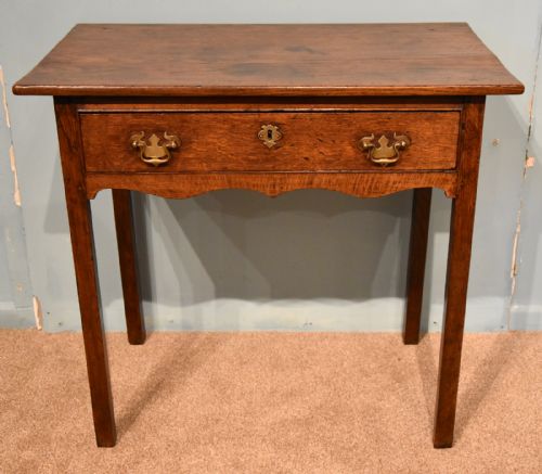 Georgian Country Oak Side Table