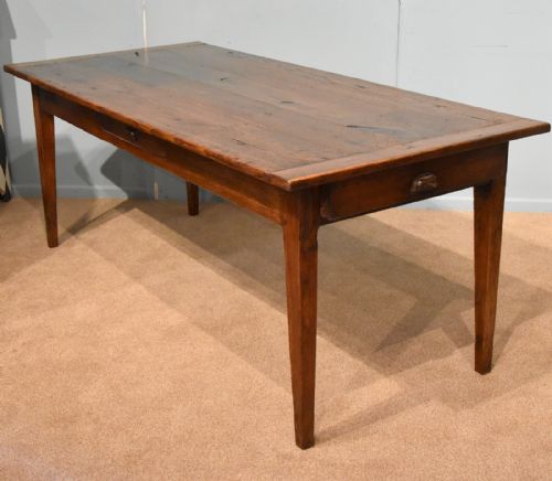 French Farmhouse 19th Century Oak Table