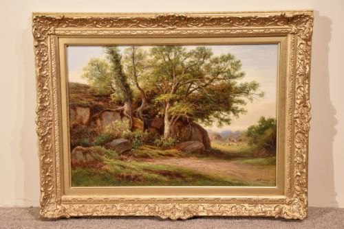 "A Country Glade" Oil by Thomas Spinks
