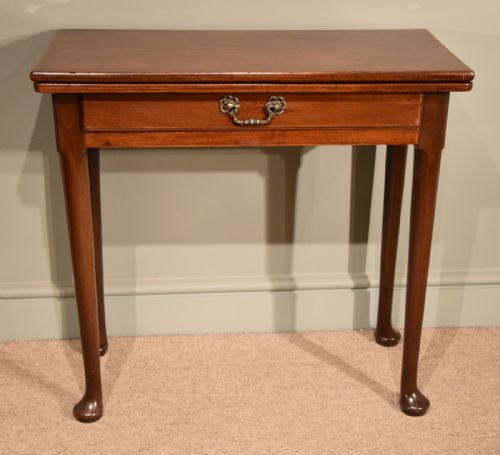 A Small George III Mahogany Tea Table