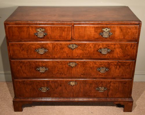 fig 1. George II Walnut Chest of Drawers