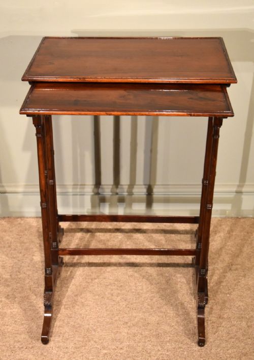 fig 1. A Pair of Regency Rosewood Side Tables
