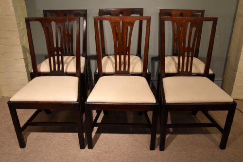 Set of Six Mid 18th Century Dining Chairs