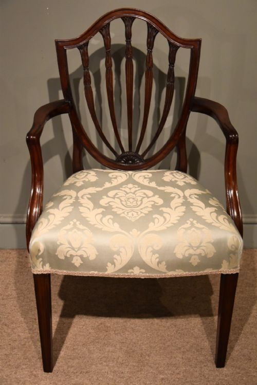 A Late 18th Century Hepplewhite Design Armchair