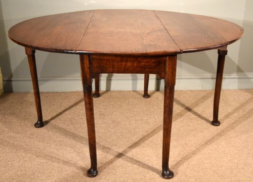 A George II Oak Drop Leaf Table