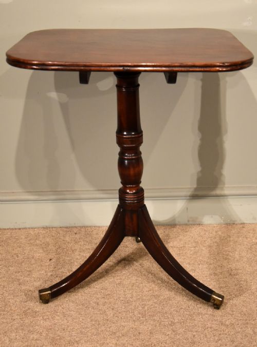 fig 1. An early 19th Century Mahogany Tripod Table