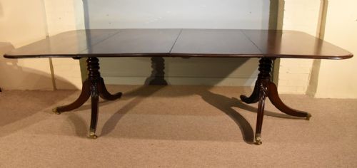 fig 1. A Superb Regency Two Pillar Dining Table