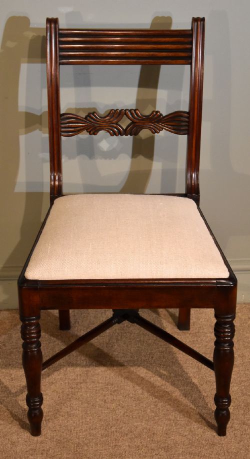 fig 1. A Fine Quality Set of Six Regency Dining Chairs