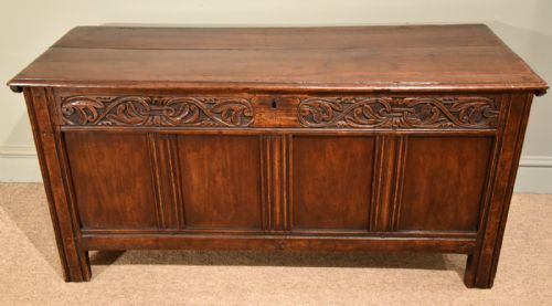 A Good Early 18th Century Oak Coffer