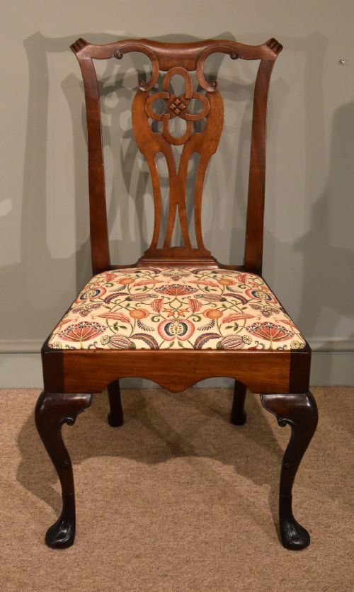 A Mid 18th Century Walnut Side Chair
