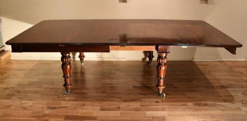 William IV Mahogany Extending Dining Table