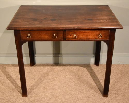 A Fine George III Chippendale Mahogany Writing Table