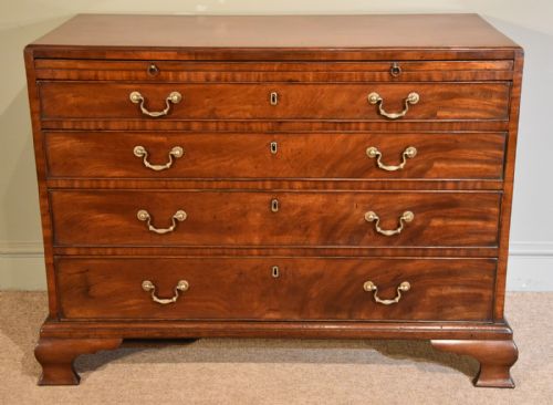 Fine George III Mahogany Graduated Chest of Drawers