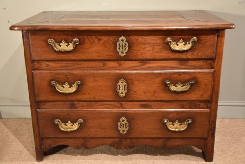 French Chestnut Commode Chest of Drawers