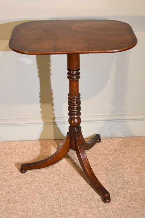 An Elegant George III Mahogany Tripod Table