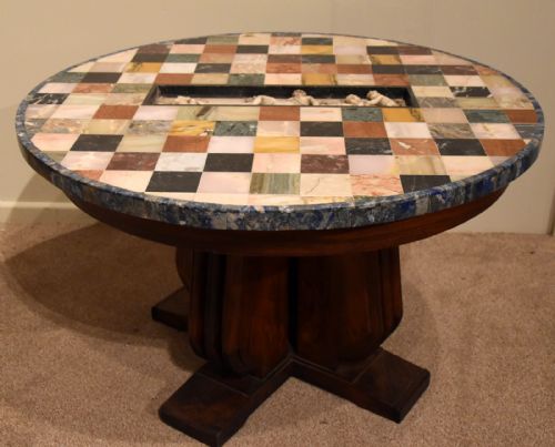 A Fantastic Quality Marble Topped Specimen Table