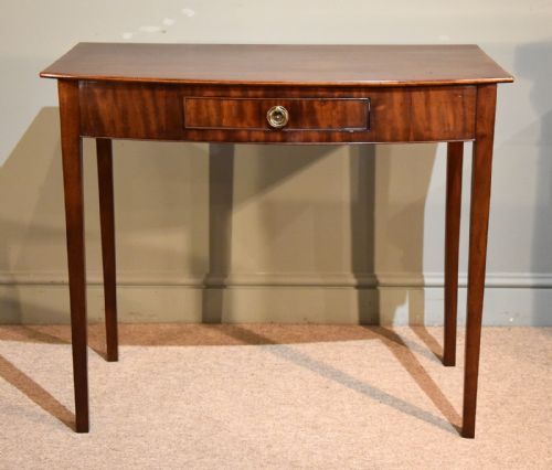 Early 19th Century Bow Fronted Side Table