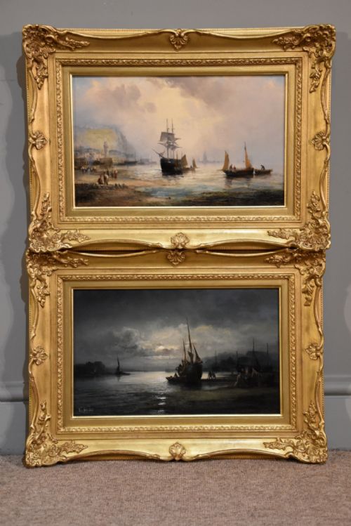 "Shoreham" and "Scarborough" Pair by William Thornley