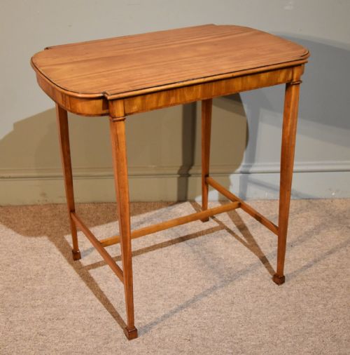 An Edwardian Satinwood Side or Centre Table